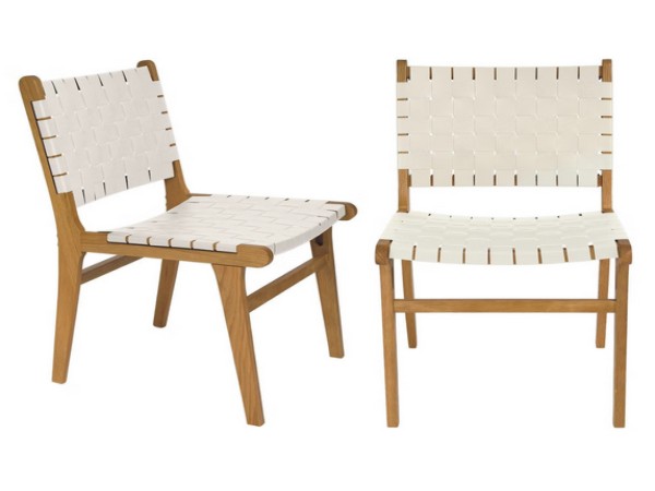 Ghế Da Dệt Casey